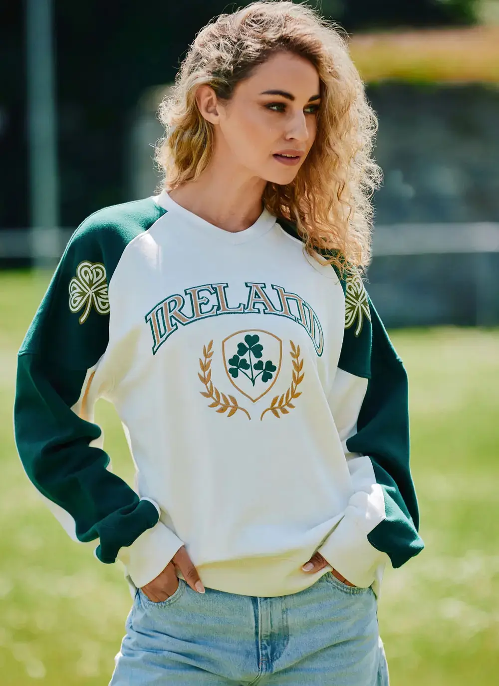 Ireland Crest V-Neck Shirt